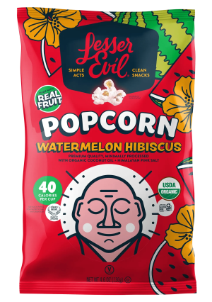 Watermelon Hibiscus Popcorn