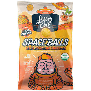 Real Organic Cheddar Space Balls